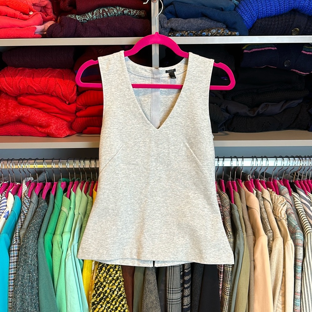J. Crew Gray Sleeveless Top